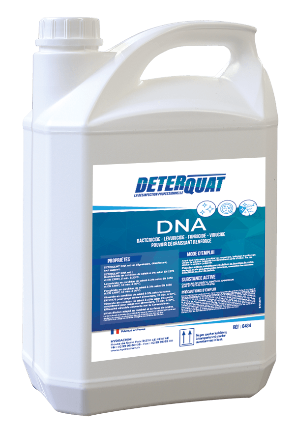 DETERQUAT DNA 5L – dégraissant désinfectant alimentaire professionnel