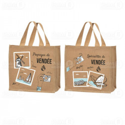 Cabas jute "Vendée" - x 25 sacs