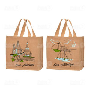Sacs cabas jute " Loire Atlantique" - 25 unités