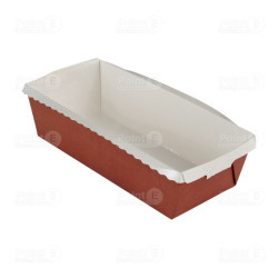 Moules à cake en carton 180 x 80 x 55 mm – Lot de 270