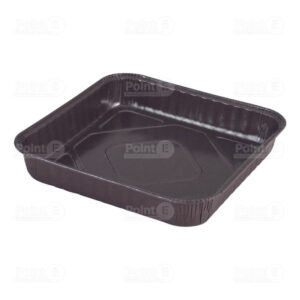 500 Moules à gâteau carré carton noire 175 x 175 x 30 mm