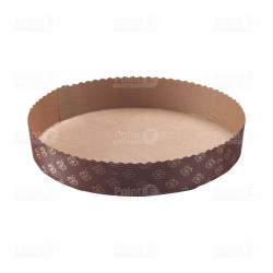 600 Moules à Tarte Carton Brun Ø 220 x H 38 mm