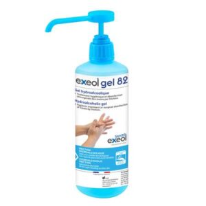 EXEOL GEL 82 Gel Hydroalcoolique, flacon pompe de