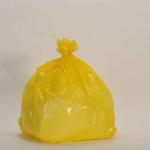 SAC POUBELLE JAUNE 100L – 30µ – 820 x 850 mm - colis de 200 unités