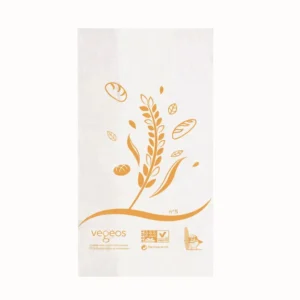 Sacs à pain tranché en liasse biosourcées déco beige 23x42+4cm - par 2000