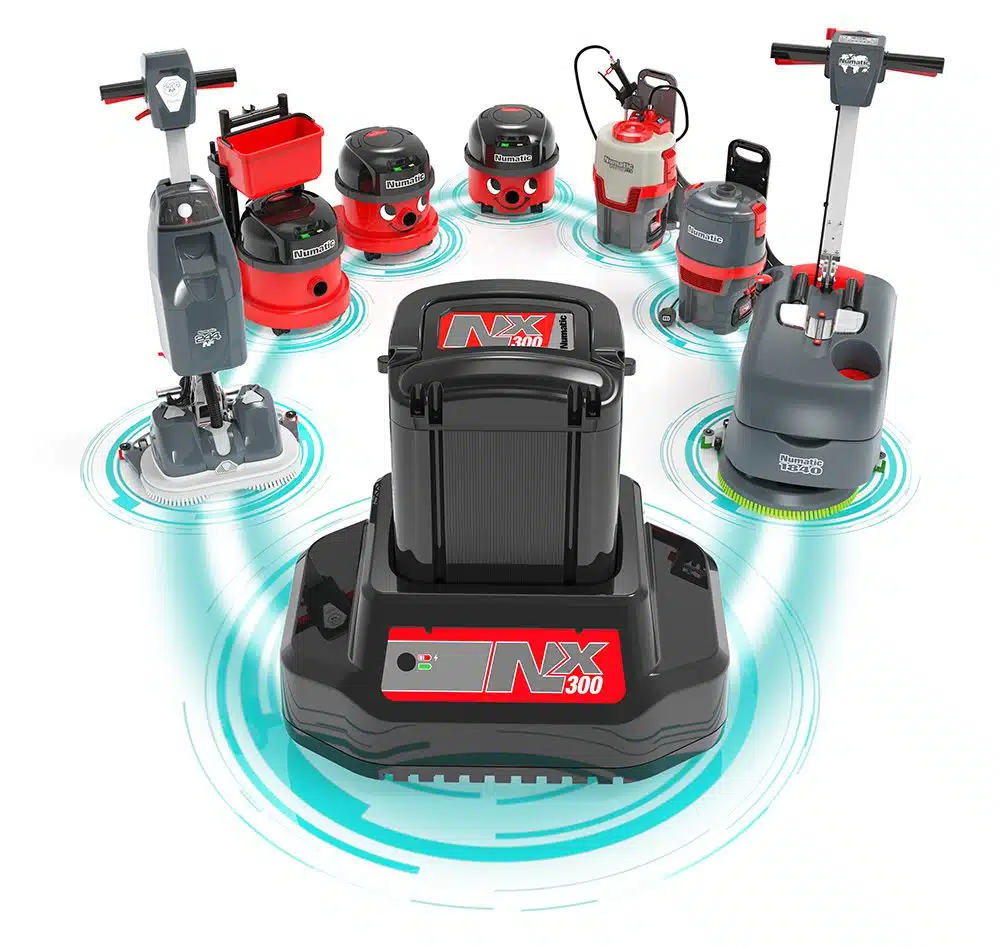 Batterie lithium Numatic NX300 36V pour autolaveuse et aspirateur professionnel | ManiHygiène