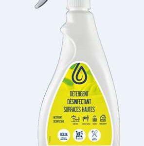 INOVEO Détergent Désinfectant Surfaces Hautes 750 ml – Prêt à l’emploi