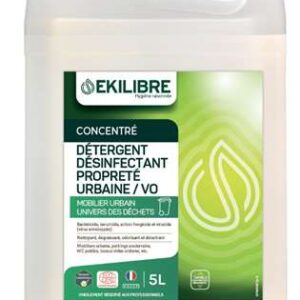 EKILIBRE Détergent VO Désinfectant Dégraissant 5 L ECOCERT Concentré