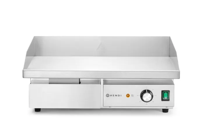 Hendi Grill Lisse – Plancha Professionnelle en Acier Inoxydable