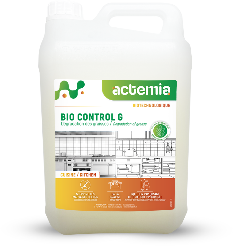 ACTEMIA BIO 5 L – Nettoyant et Traitement Biologique des Canalisations de Cuisine