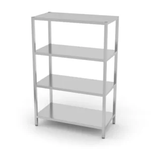 Rack de Stockage 4 Niveaux 1000 x 500 mm Inox HENDI
