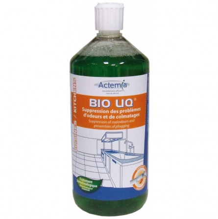 ACTEMIA BIO 1 L – Nettoyant et Traitement Biologique des Canalisations de Cuisine