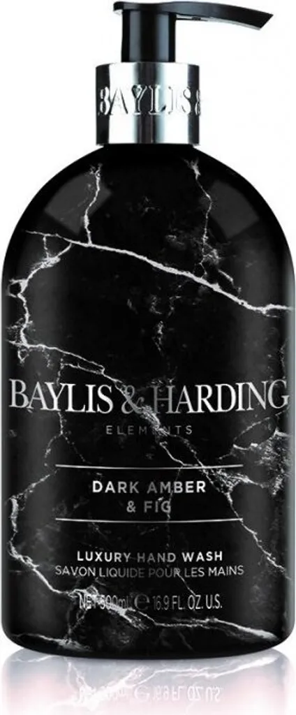 BAYLIS & HARDING "Elements" Savon mains liquide Ambre Foncé & Figue 500ml