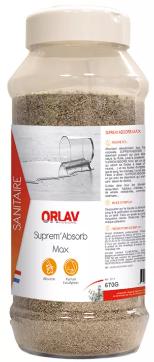 ORLAV Absorbant désodorisant eucalyptus 1l