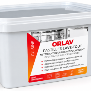 Pastilles de nettoyage pour four mixte professionnel ORLAV – x120 – Compatible Rational