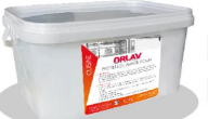 ORLAV Tablette de lavage four mixte professionnel Compatible fours Rational seau de 120 tablettes